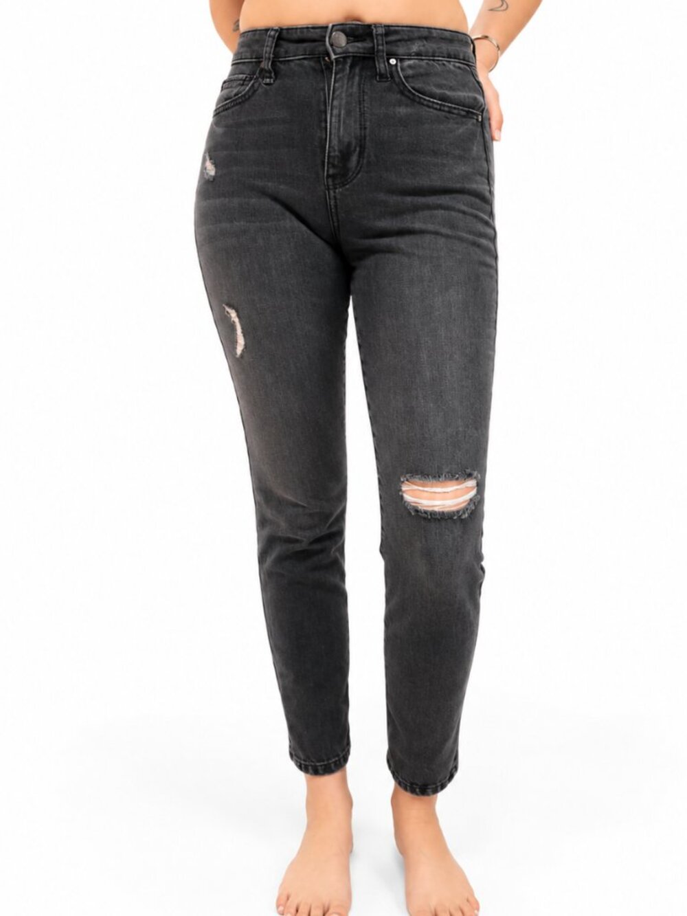 Rsq Black Denim Vintage Mom Jeans